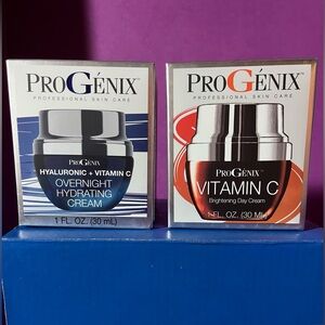 Overnight Hydrating Cream and Vitamin C Day Cream Set